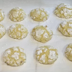 Coconut Crinkle Cookies