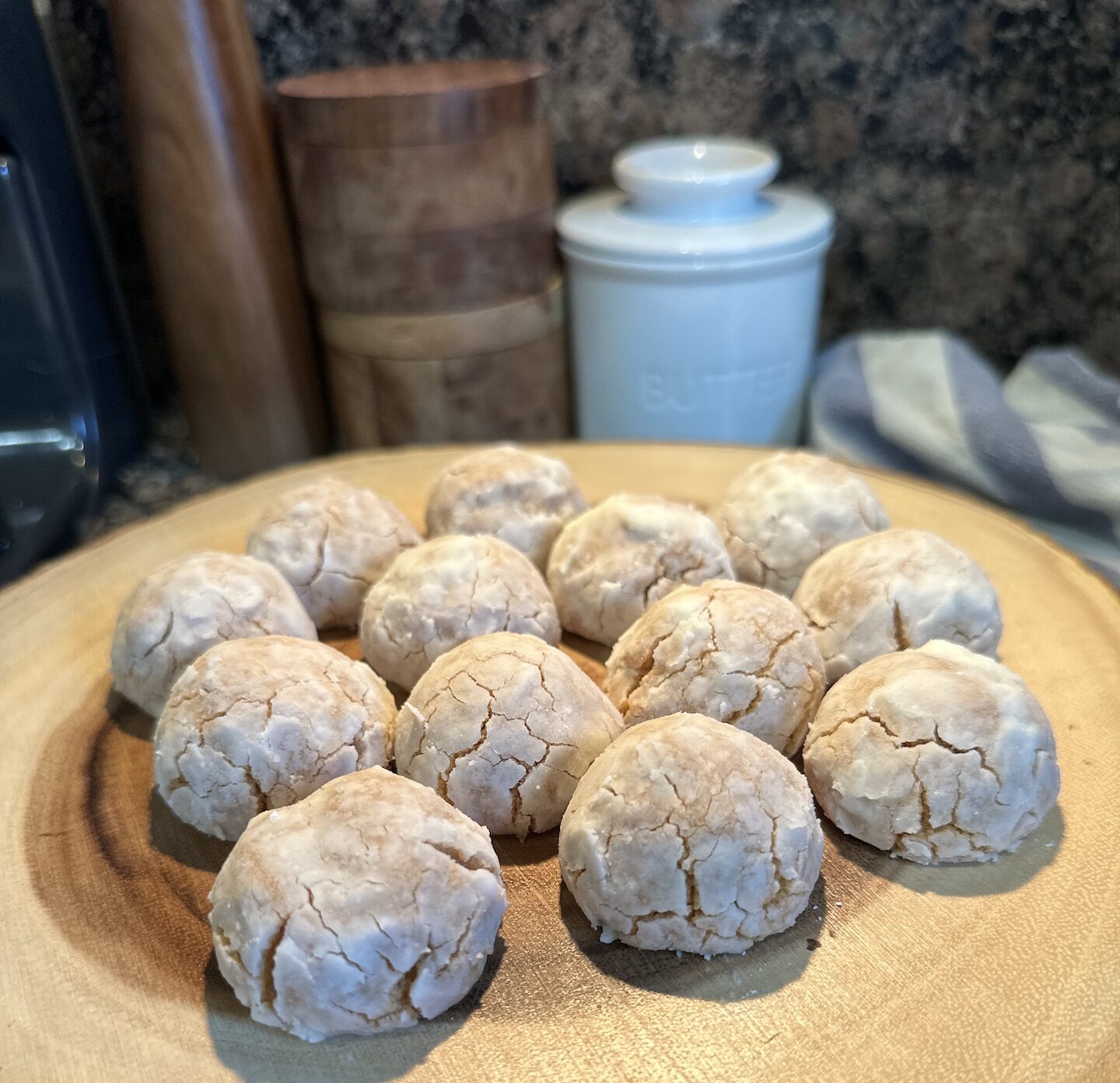 Peanut Butter Crinkle Cookies (Gluten Free)